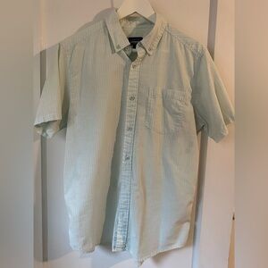 Patagonia Men's Mint Green Casual Button Down Shirt